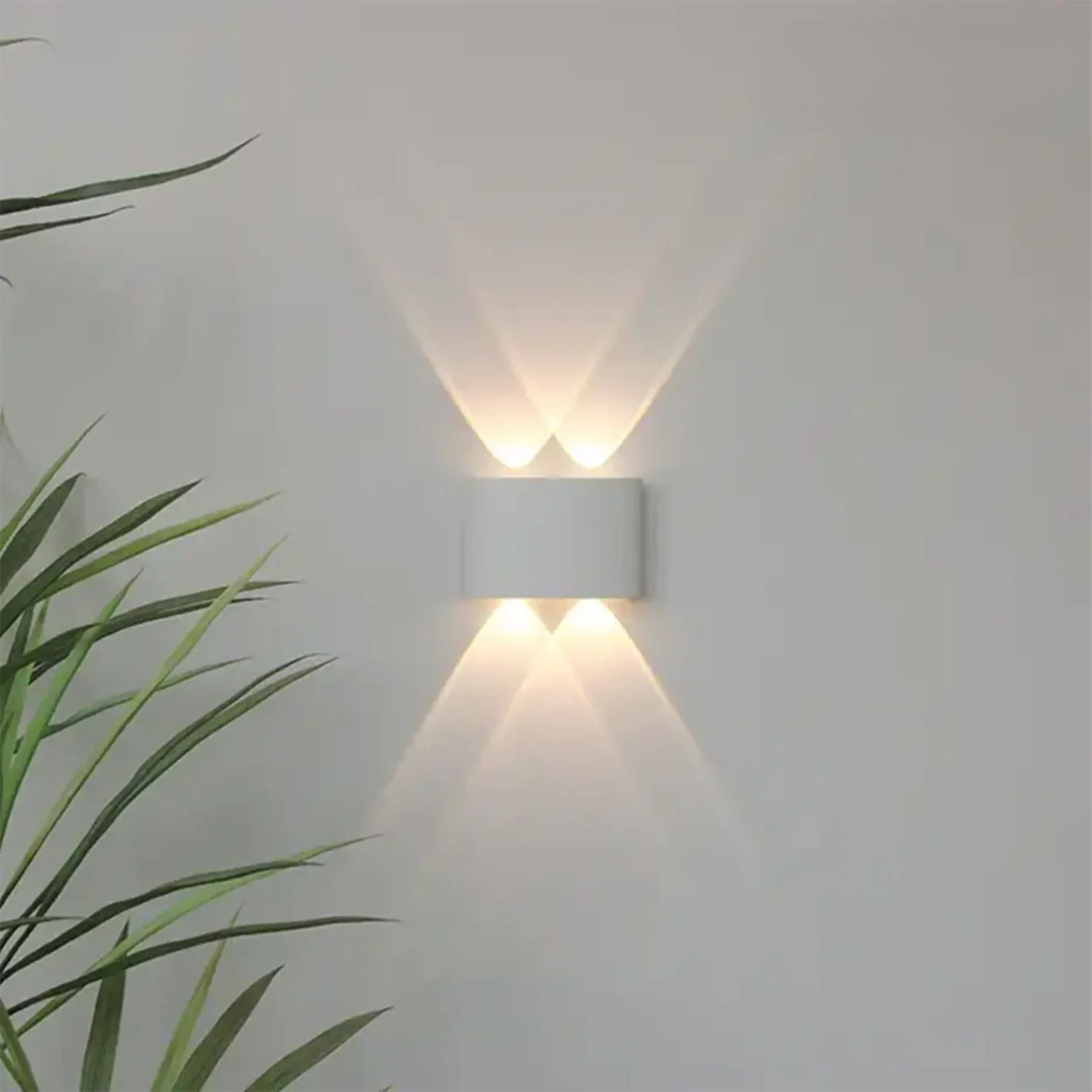 Wall Light LED IP65 20.0 cm Indoor Outdoor Patio Hallway Up-Down Beam Lighting Modern Compact Fixture | Thomler