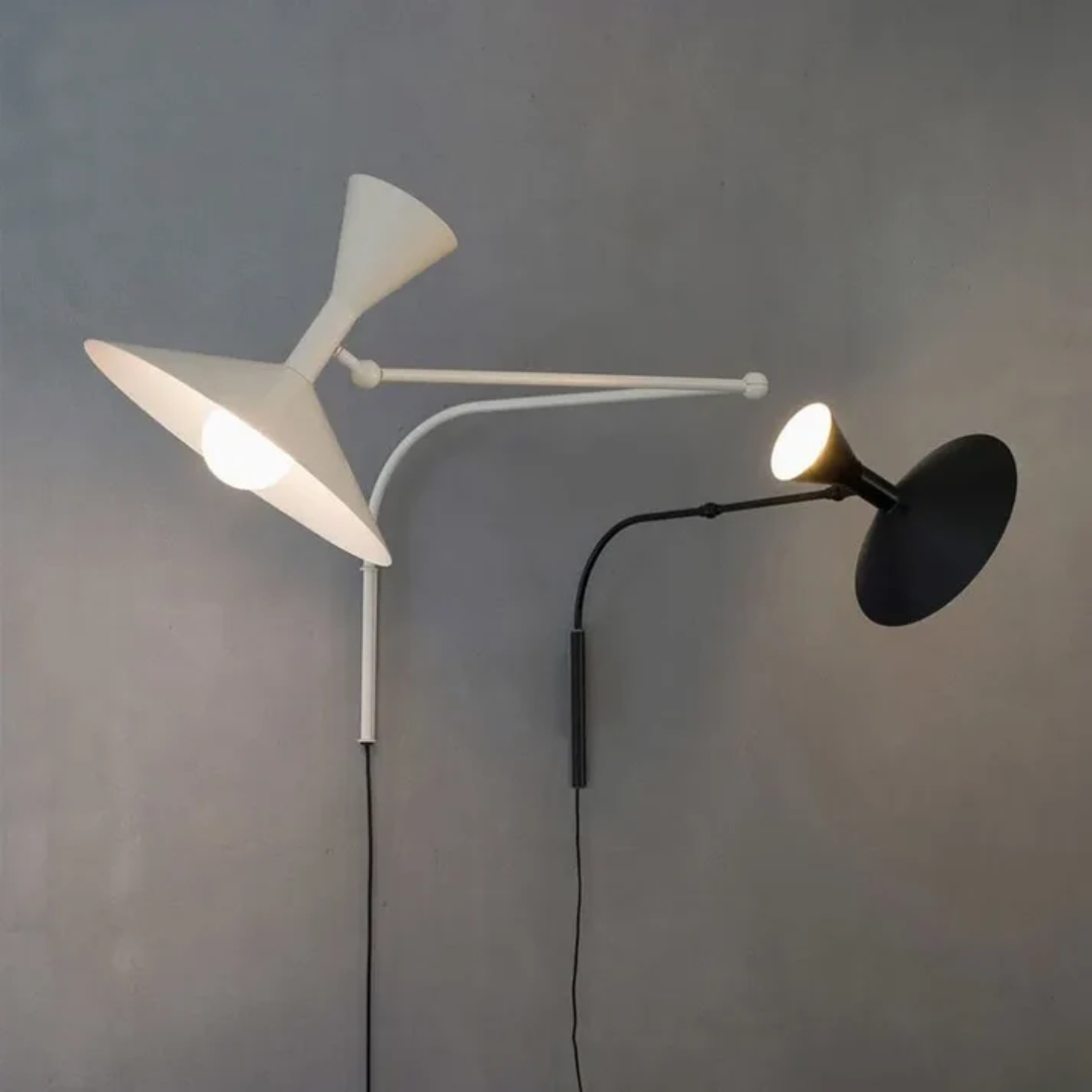 Wall Lamp Metal Adjustable Arm E14 LED Living Room Bedroom Reading Light Directional Indoor Accent Lighting | Thomler