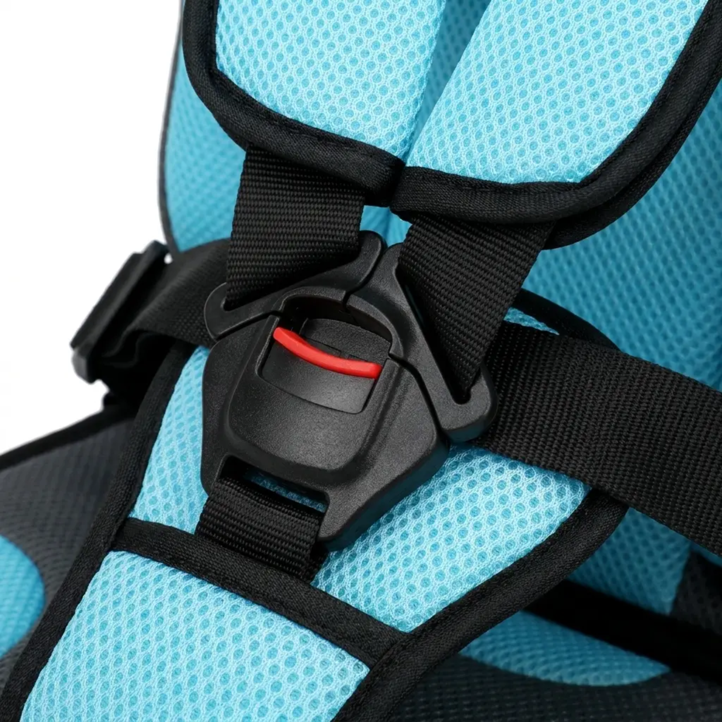 Collapsible Travel Booster Seat with 5-Point Harness for Kids 1-14 Years – Lightweight Car Safety Seat for Rideshares, Rentals & Family Trip | Thomler