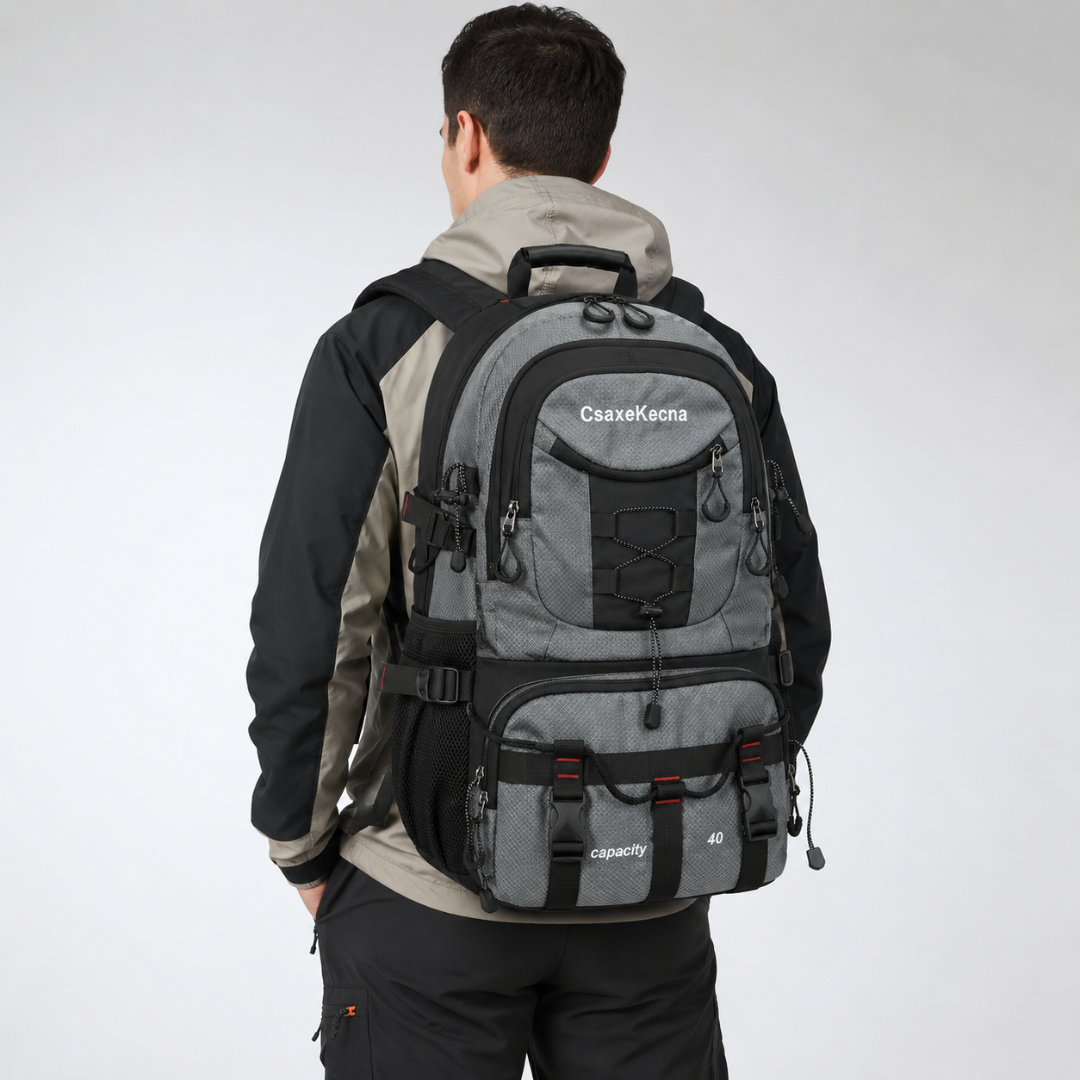 40L Hiking Backpack with USB Charging Port for Multi-Day Treks & Camping Trips – Water-Resistant Outdoor Daypack with Laptop Sleeve | Thomler