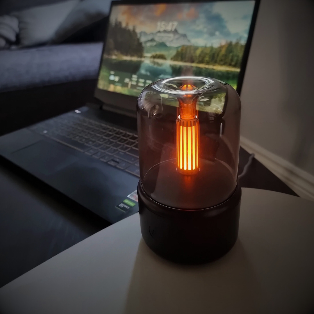 Diffuser Night Light ABS PP 6 in Bedroom Nursery Aromatherapy USB Rechargeable Ultrasonic Humidifier Relaxation | Thomler
