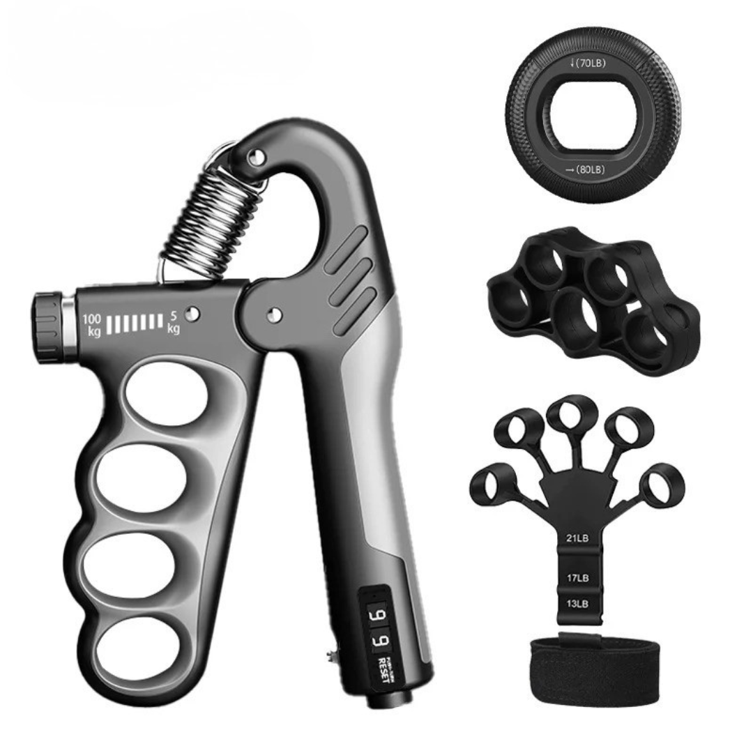 Adjustable Hand Gripper for Forearm & Wrist Training – Metal Spring Strengthener for Rehab & Fitness | Thomler