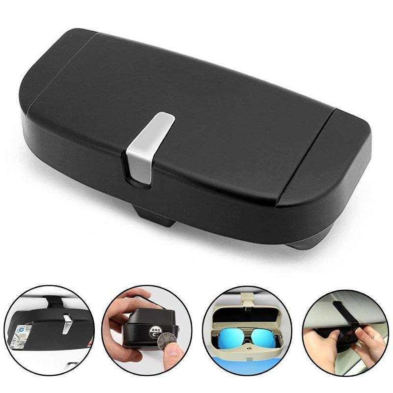 Eyewear Organizer for Car Visor – Magnetic Clip-On Holder with Card Slots | Thomler