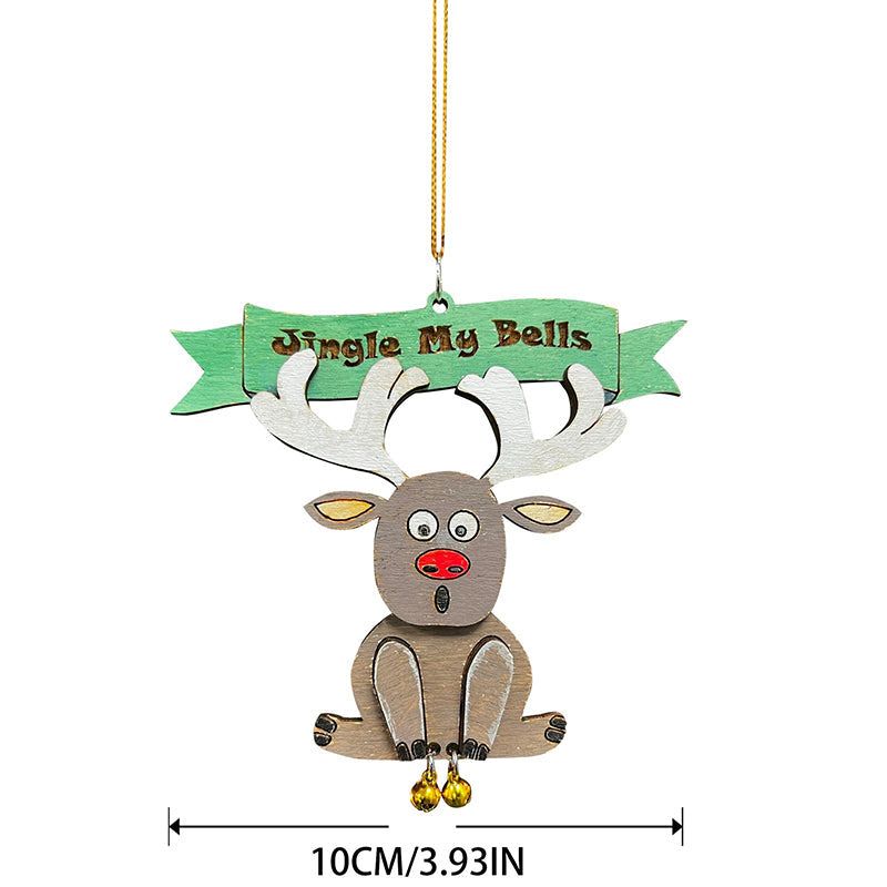 Funny Holiday Tree Ornament with Jingling Bells – Humorous Christmas Decoration for Home | Thomler