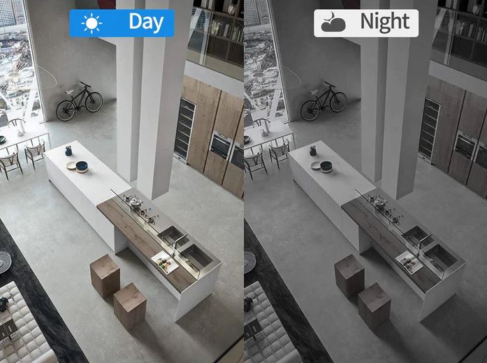 Compact WiFi Security Camera 1080p HD Indoor with Night Vision & Motion Alerts 120° Wide Angle Two-Way Audio Remote Monitoring for Home Offi | Thomler
