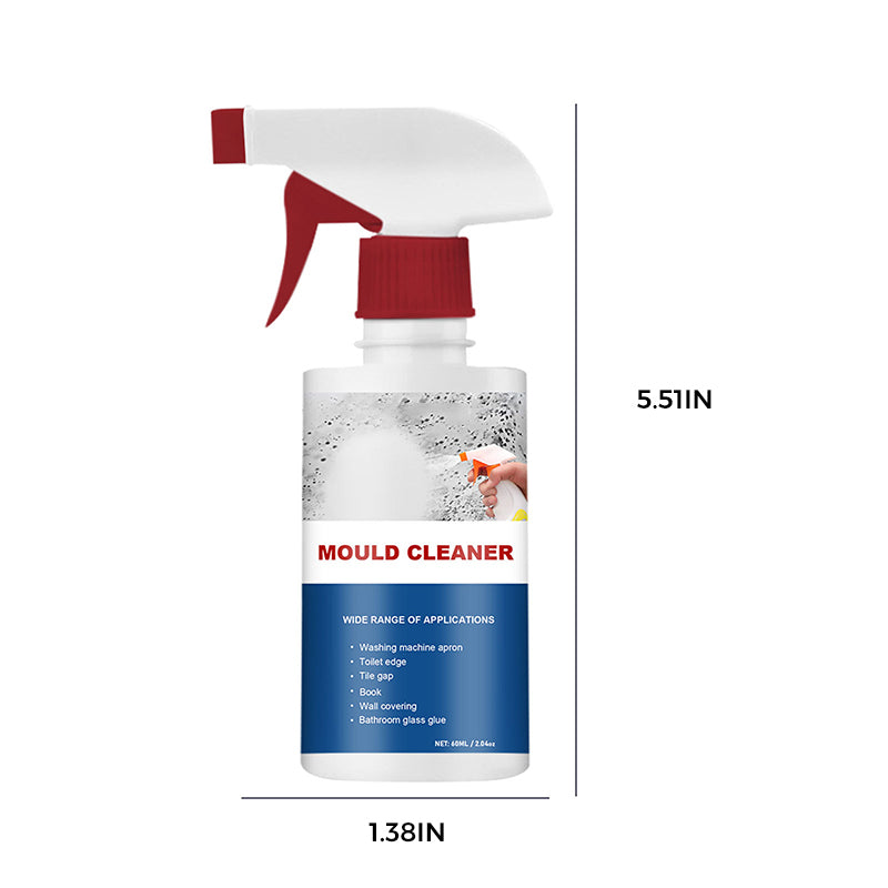 Foaming Mold & Mildew Remover Spray for Bathroom Tile Grout Shower Kitchen No Scrub Stain Eliminator | Thomler