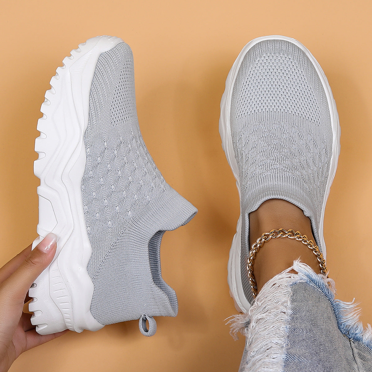 Lightweight Orthopedic Slip-On Sneakers Women's Cushioned Walking Shoes for Everyday Wear Breathable Canvas Footwear | Thomler