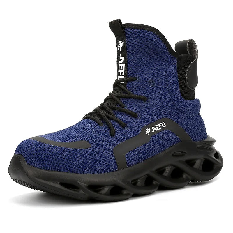 Steel Toe Safety Work Shoes for Men – Kevlar Midsole Protection, Lightweight Comfort for Construction, Warehouse & Industrial Jobs | Thomler