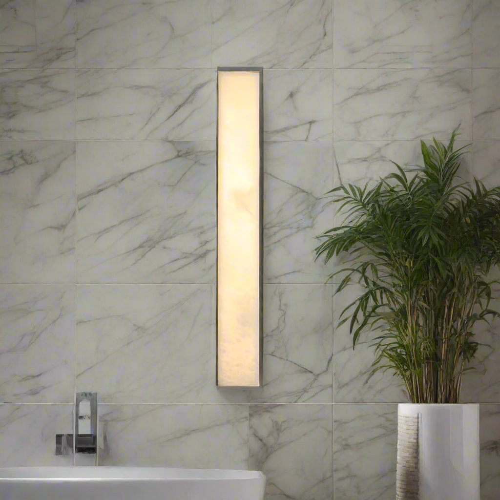 Wall Lamp Resin 23.6 in Waterproof LED Warm Outdoor Patio Porch Modern Minimalist Sconce Lighting | Thomler