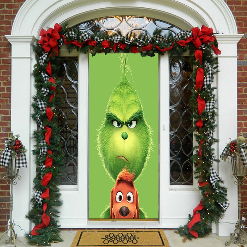Holiday Door Cover – Festive Fabric Wrap for Front Doors | Thomler