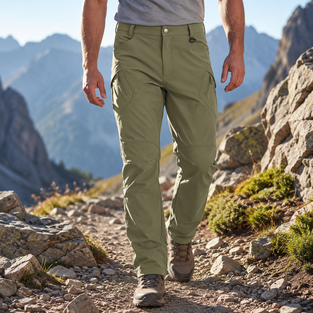Multi-Pocket Tactical Outdoor Pants for Hiking, Camping & Trail Use – Men's Rugged Cargo Trousers | Thomler