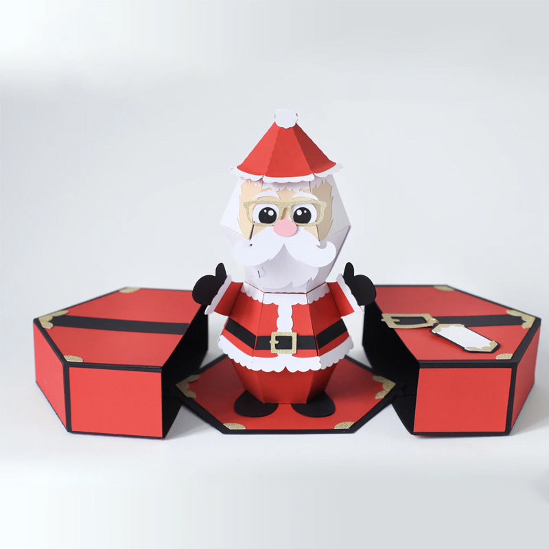 Santa Claus 3D Pop-Up Surprise Card for Christmas Pranks and Holiday Fun | Thomler