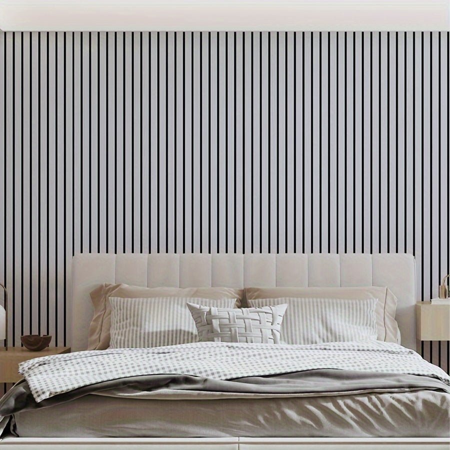 Peel-and-Stick Dimensional Faux Timber Wall Covering for Quick Room Refresh – Moisture-Proof Vinyl Paneling for Kitchens, Bathrooms & | Thomler