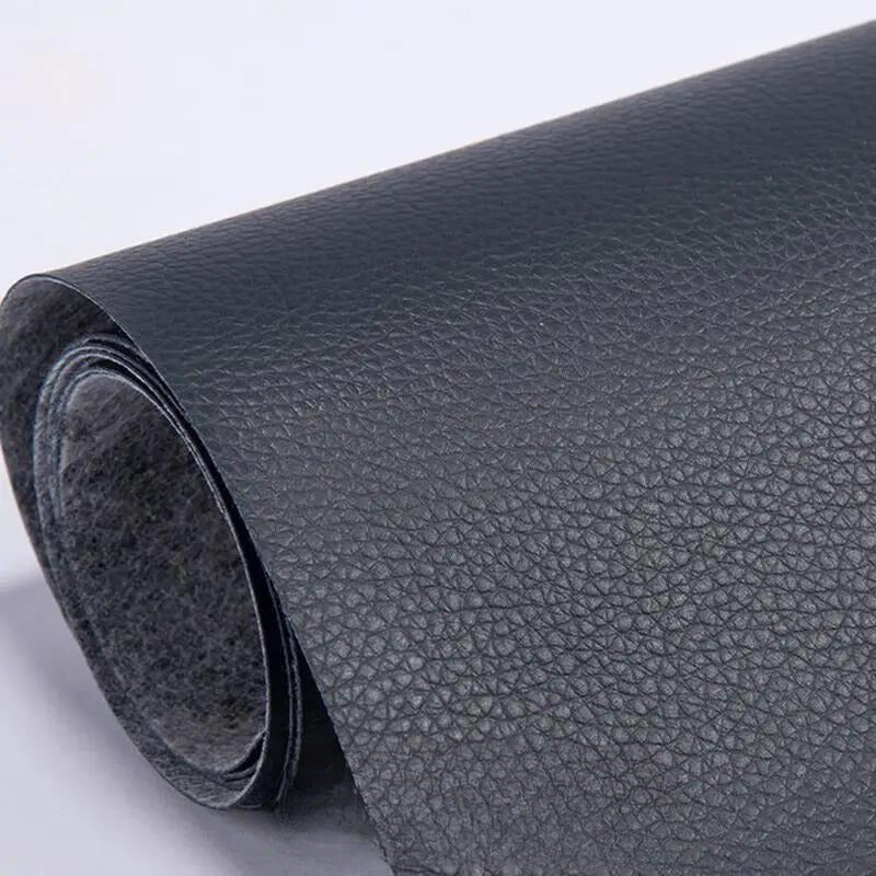 Peel-and-Stick Leather Repair Patches for Furniture, Car Seats & Bags – Cut-to-Fit, Waterproof Vinyl Sheet 20×54 in | Thomler