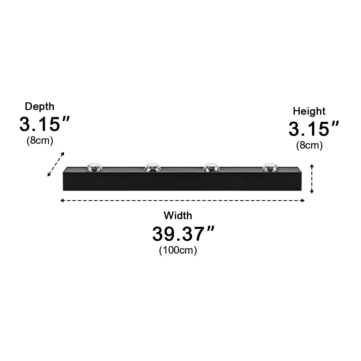 Flowing Wave LED Accent Light – Wall-Mount Ambient Illumination with App & Remote – 20-39 in | Thomler