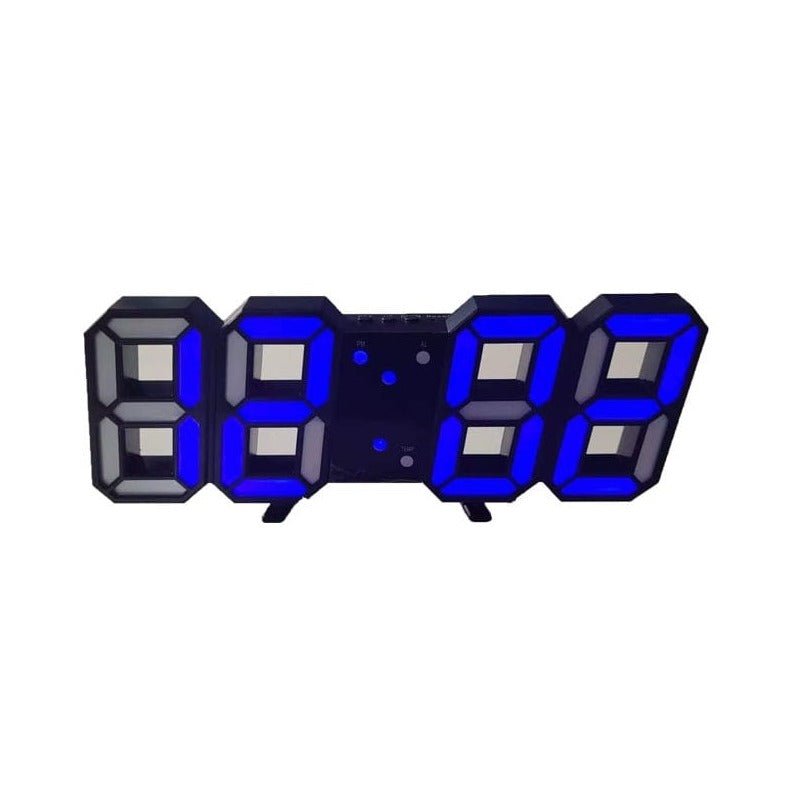 3D LED Digital Wall Clock with Adjustable Brightness | Modern Minimalist Display for Living Room, Bedroom & Office | USB Powered Time Piece | Thomler