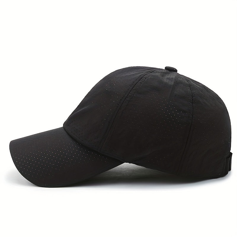 Breathable Mesh Baseball Cap with UV Protection for Outdoor Sports, Hiking, Running & Cycling | Lightweight Fast-Drying Summer Hat for | Thomler