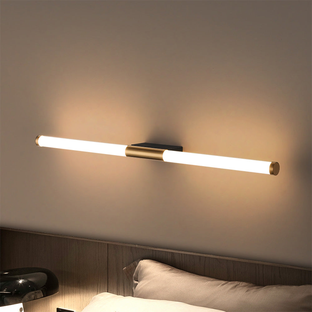 Contemporary Horizontal Mirror-Front Vanity Fixture with Metal Body for Bath & Bedroom | Thomler