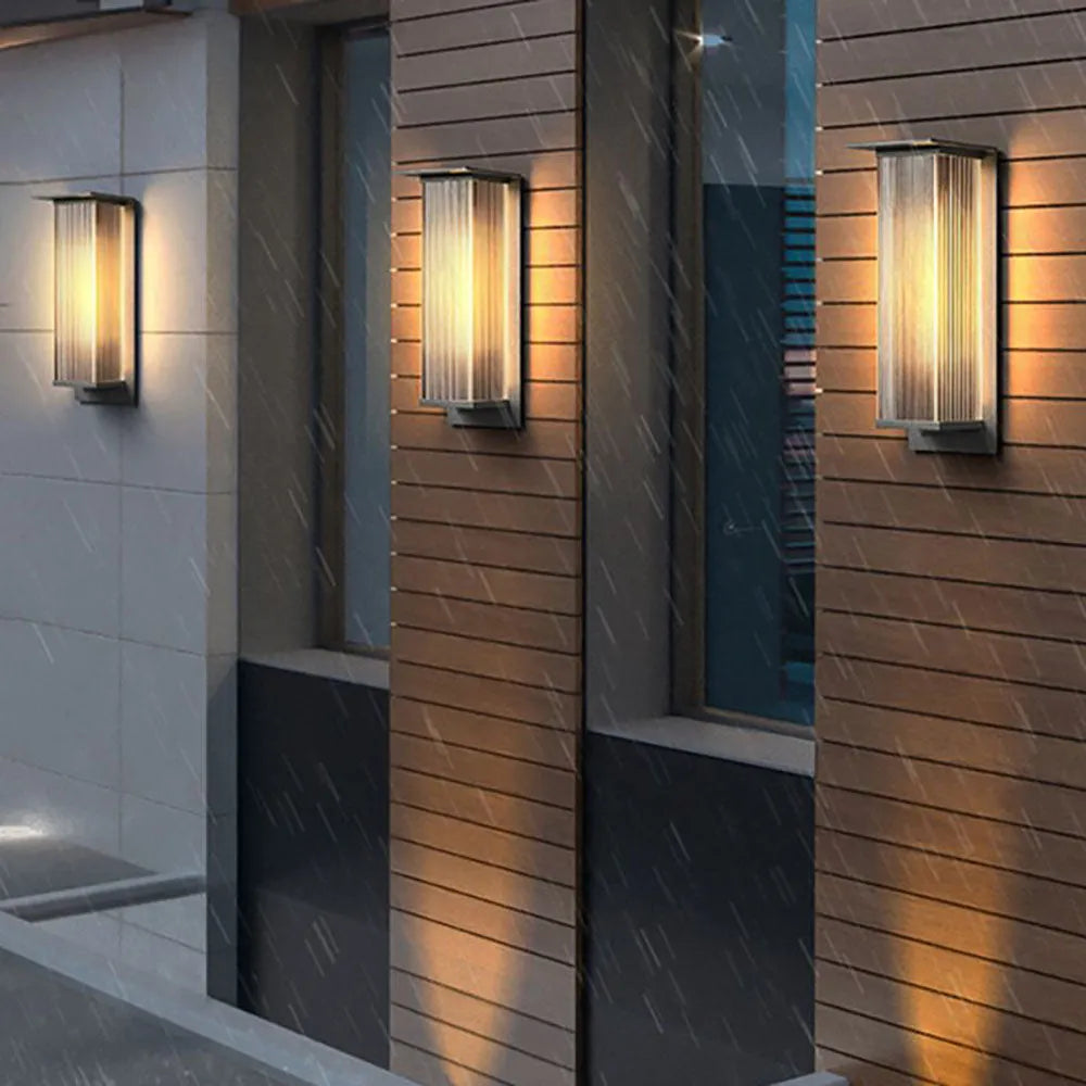 Weatherproof Linear Sconce for Exterior Walls – Hardwired LED Fixture in Matte Finish for Patios & Entryways | Thomler