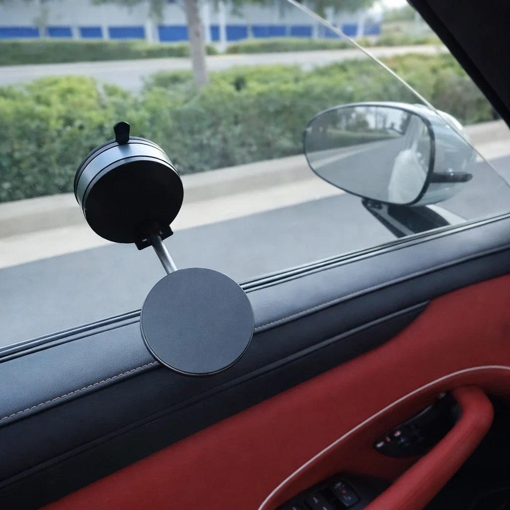Dashboard Cell Phone Mount with 360° Rotation and Vacuum Grip for Car Windshield Navigation Hands-Free Viewing | Thomler