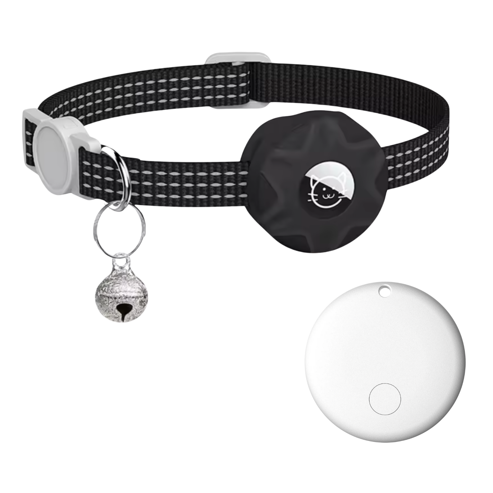 Pet Location Tracker Collar for Dogs & Cats with Android Network Connectivity and Reflective Safety Band | Thomler