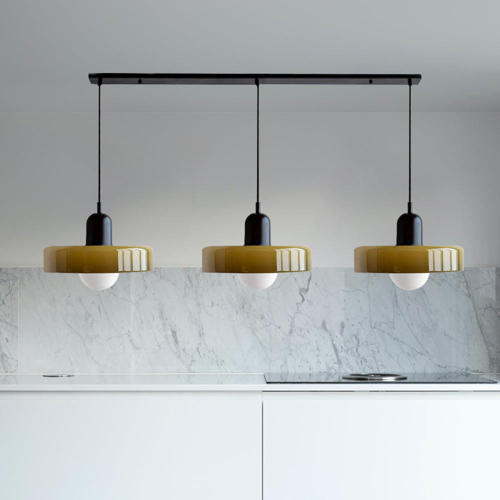 Pendant Light Glass Shade 30.0 cm Bedroom Bedside Hanging Lamp Modern Minimalist Nordic Style Adjustable Ceiling Light | Thomler