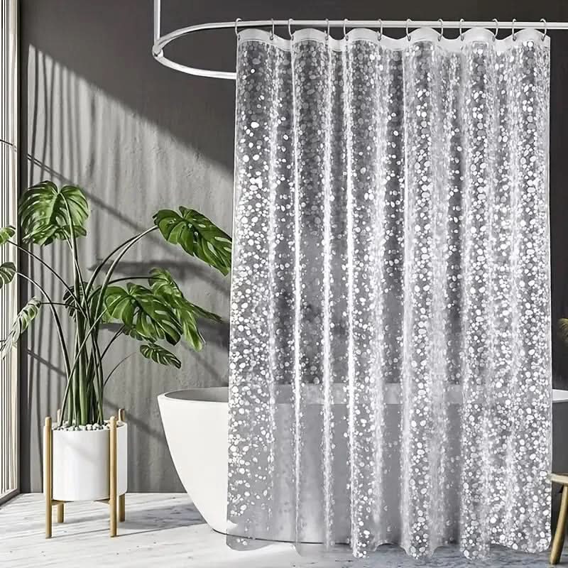 See-Through Stone-Texture Shower Liner – Waterproof Bathroom Panel for Wet Zones | Thomler