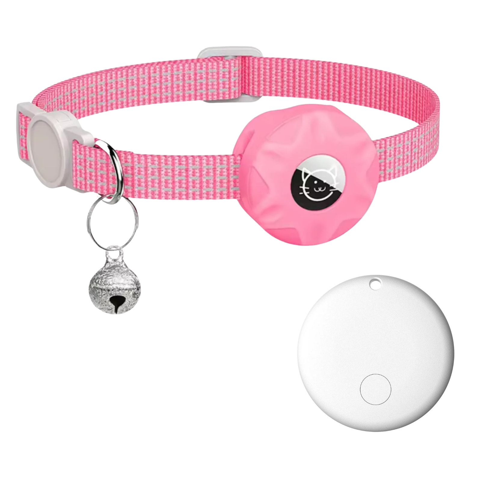 Pet Location Tracker Collar for Dogs & Cats with Android Network Connectivity and Reflective Safety Band | Thomler