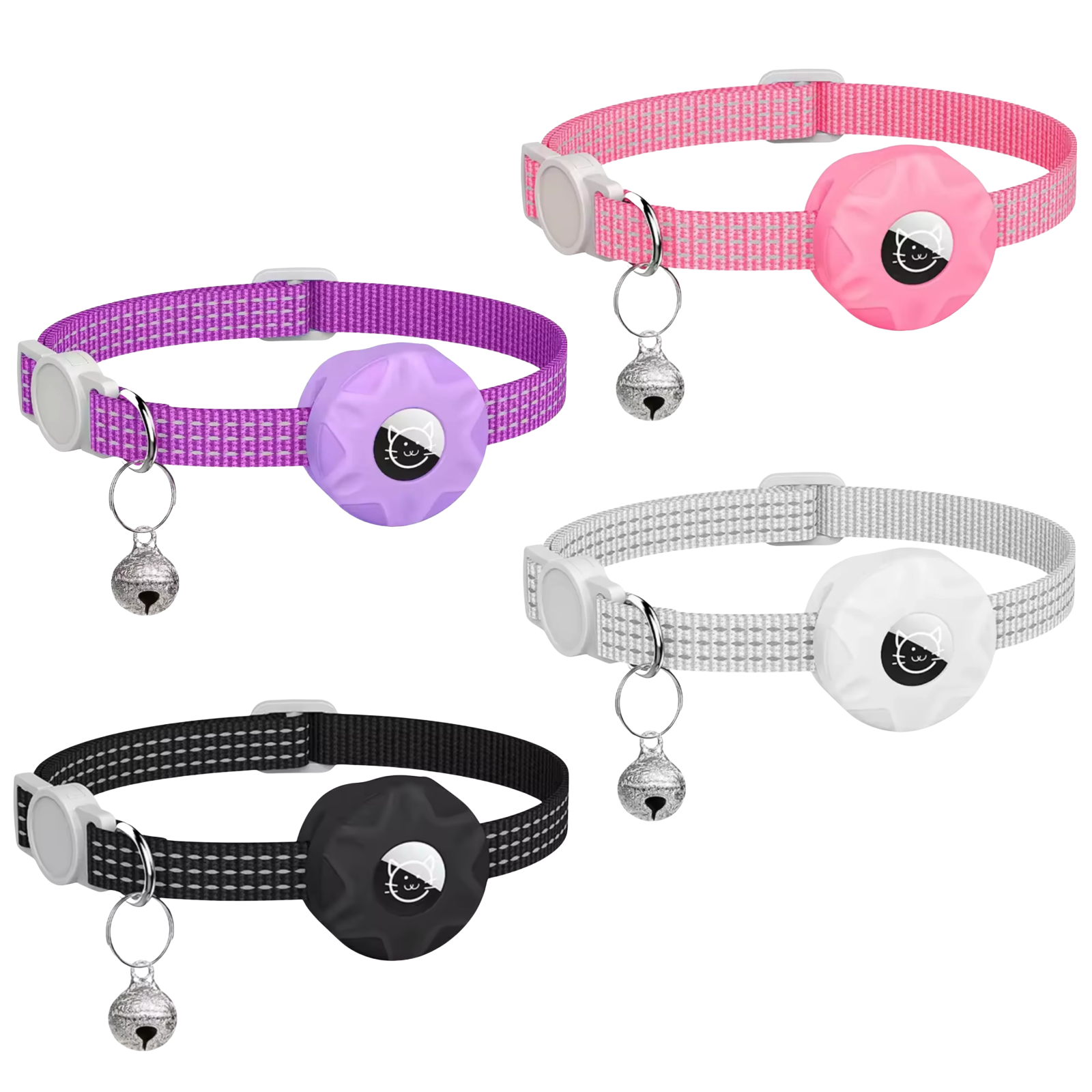 Pet Location Tracker Collar for Dogs & Cats with Android Network Connectivity and Reflective Safety Band | Thomler