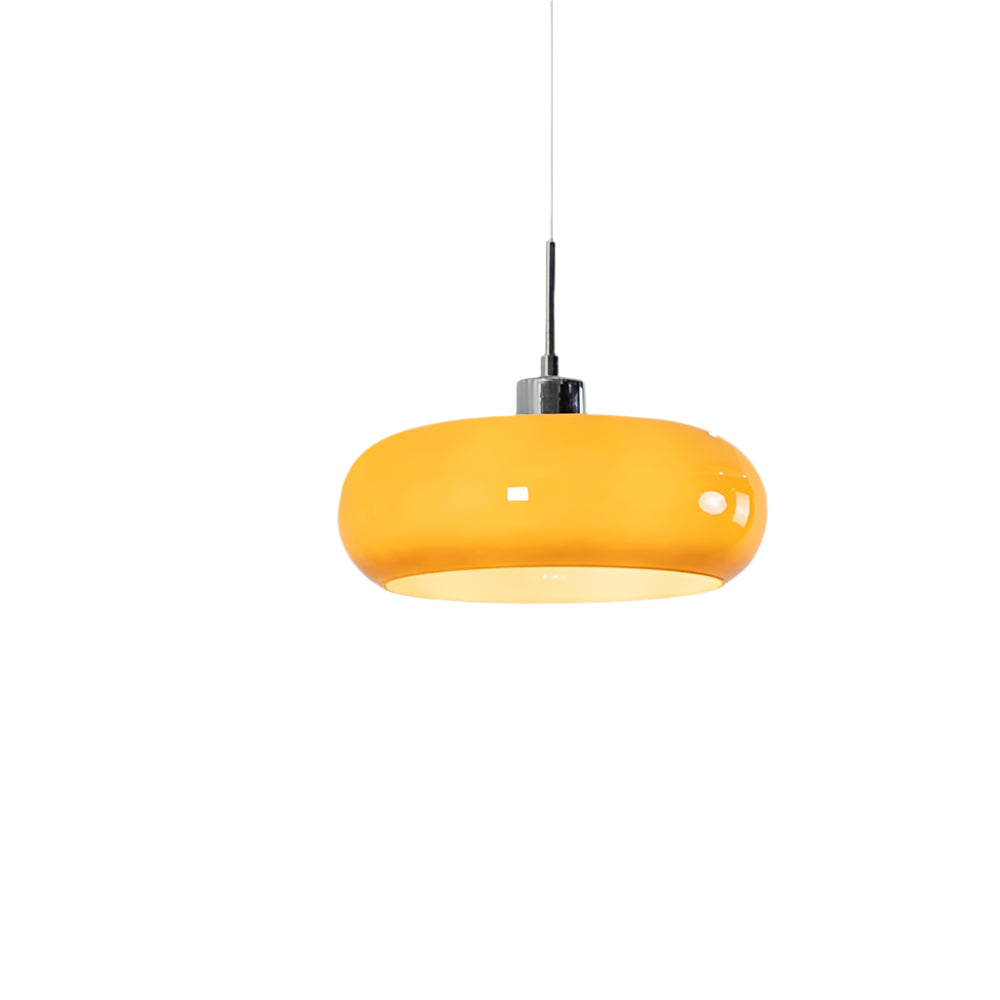 Scandinavian Wood & Metal LED Pendant Light with Adjustable Cord for Dining Room Kitchen Bedroom Modern Minimalist Ceiling Fixture | Thomler