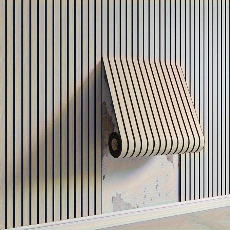 Peel-and-Stick Dimensional Faux Timber Wall Covering for Quick Room Refresh – Moisture-Proof Vinyl Paneling for Kitchens, Bathrooms & | Thomler