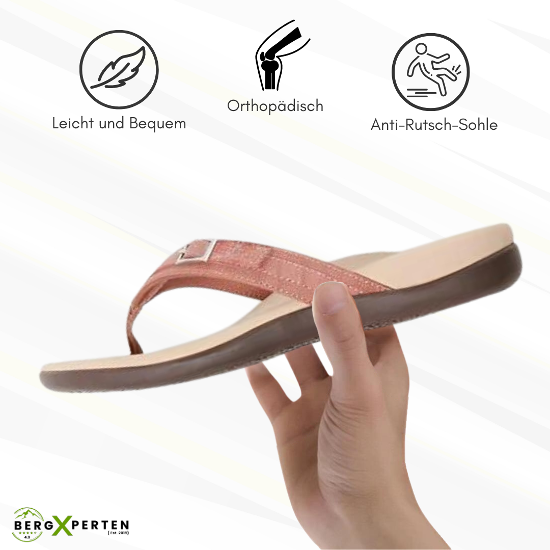 Women's Orthopedic Slide Sandals with Toe Separator for Bunion Relief & Arch Support | Slip-Resistant Footbed for All-Day Comfort | Casual O | Thomler