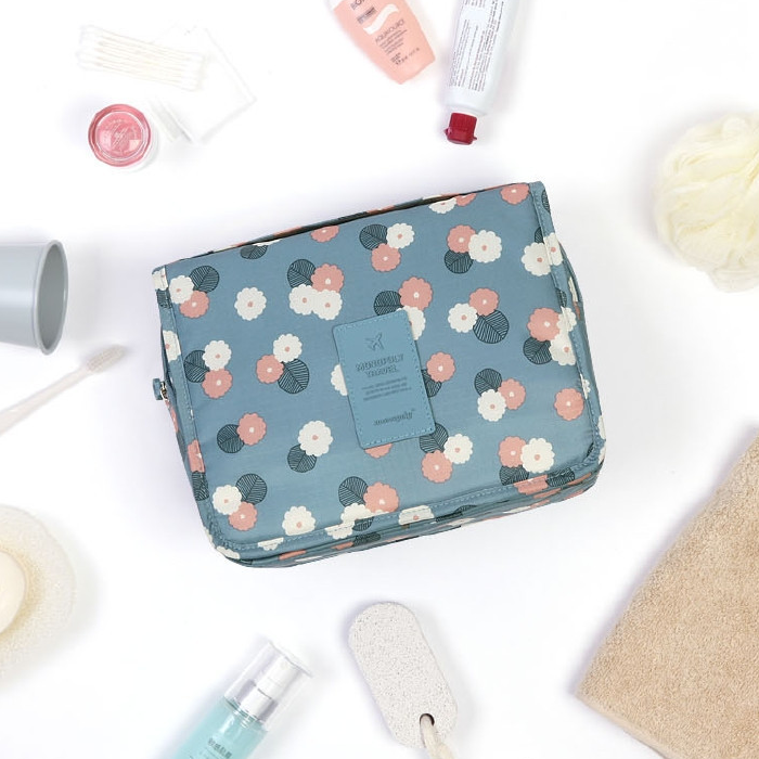 Hanging Toiletry Bag with Multiple Compartments for Travel – Water-Resistant Organizer for Makeup, Cosmetics & Grooming Essentials | Thomler