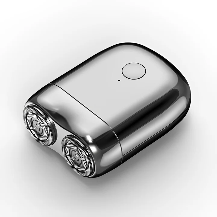 Dual Head Rotary Electric Razor for Men Wet Dry Waterproof Rechargeable Cordless Facial Hair Trimmer USB-C Fast Charge Pocket Travel Shaver | Thomler