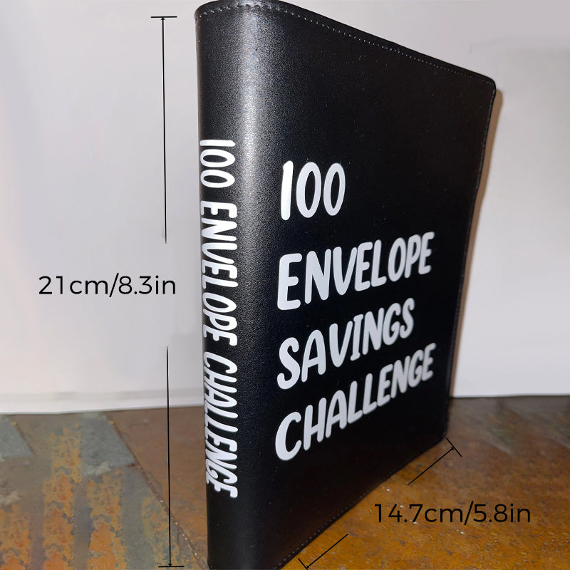 Cash Savings Tracker Organizer with 100 Labeled Pockets – Money Management Planner System – A5 Budget Book with Reusable Chart for | Thomler