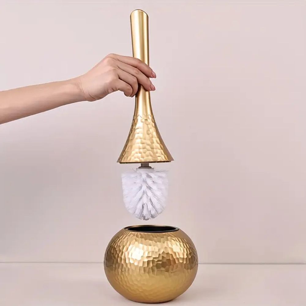 Luxury ABS Toilet Brush and Holder Set Hotel-Style Bathroom Accessory | Thomler