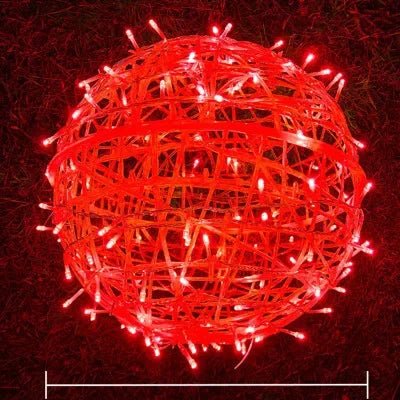 Light Sphere Braided 20.0 cm Waterproof Garden Balcony Hanging LED Outdoor Decorative Party Lighting Connectable | Thomler