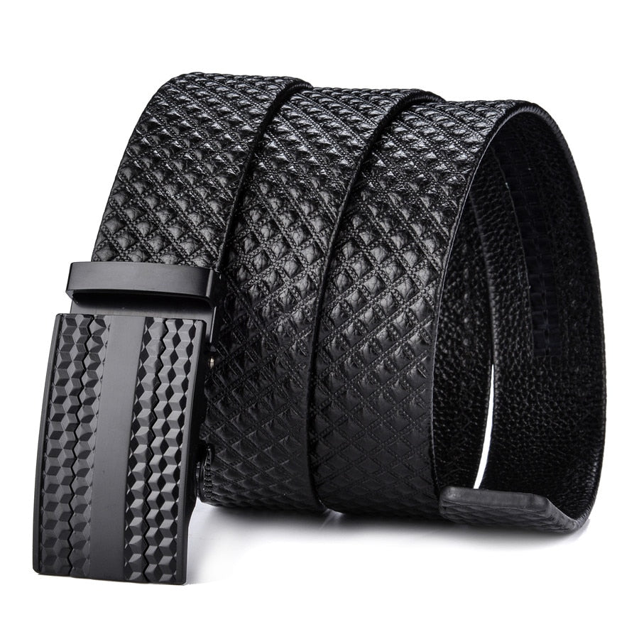 Genuine Cowhide Leather Belt for Men – Waterproof & Scratch-Resistant Everyday Wear | Thomler