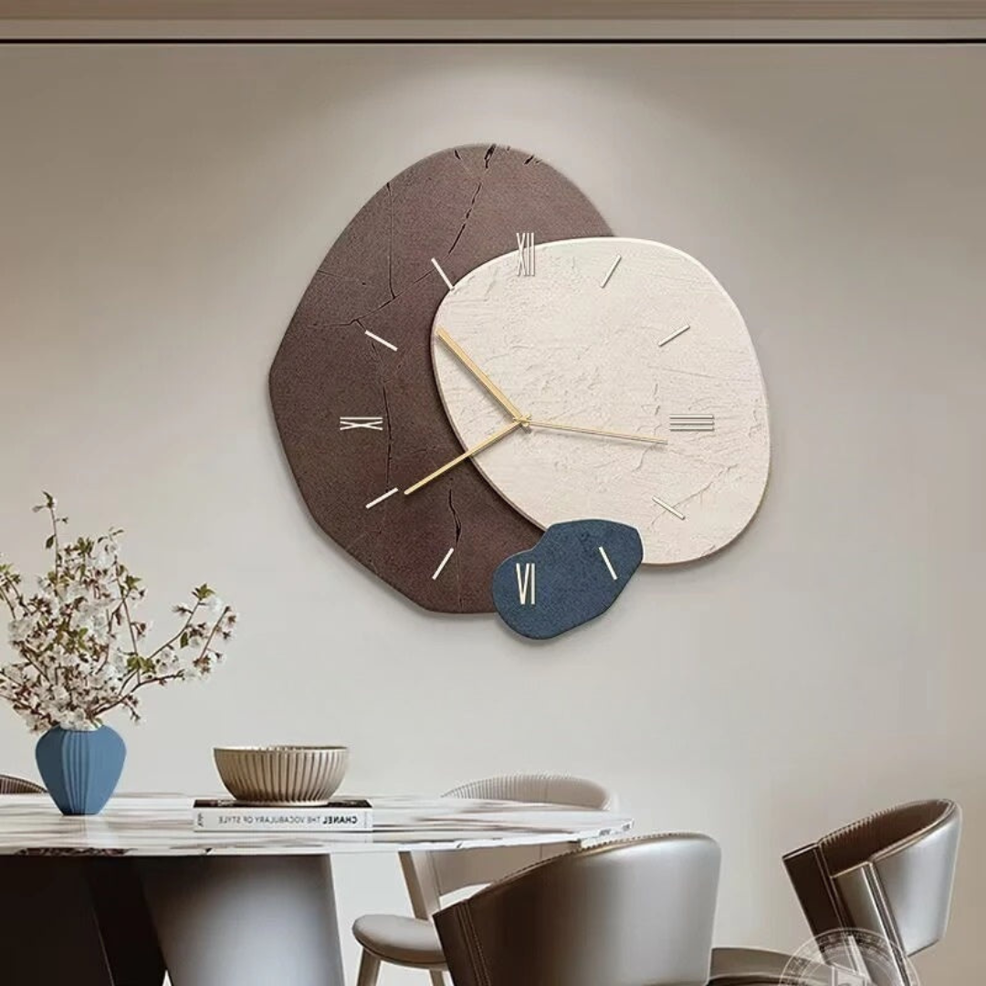 Wall Clock Natural Wood LED 19.7 in Silent Bedroom Living Room Decorative Ambient Lighting Quartz Timepiece | Thomler
