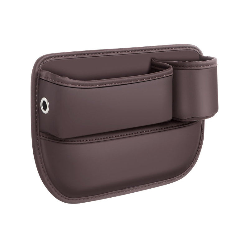 Car Seat Gap Organizer Faux Leather Storage Caddy with Charging Port for Center Console Driver Passenger Side Vehicle Accessories | Thomler
