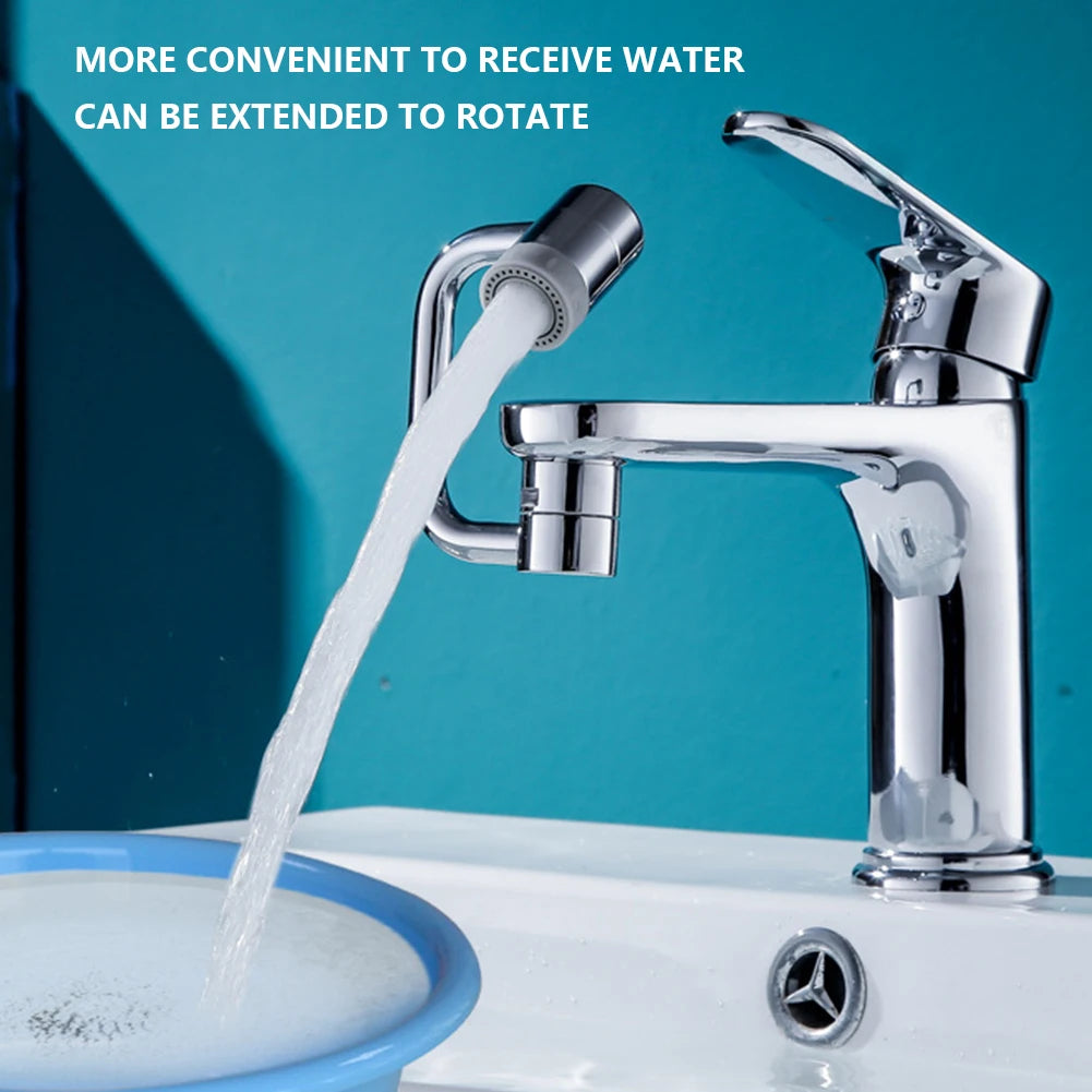 360° Swivel Spout Adapter with Dual Spray Modes for Kitchen & Bath | Thomler