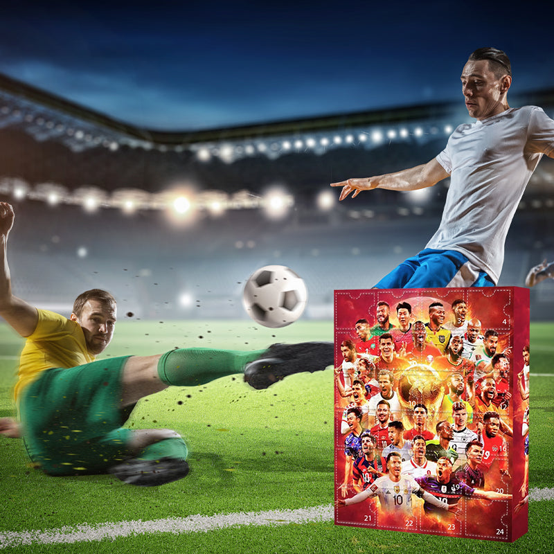 Soccer Advent Calendar – 24-Day Countdown with Player Figurines | Thomler