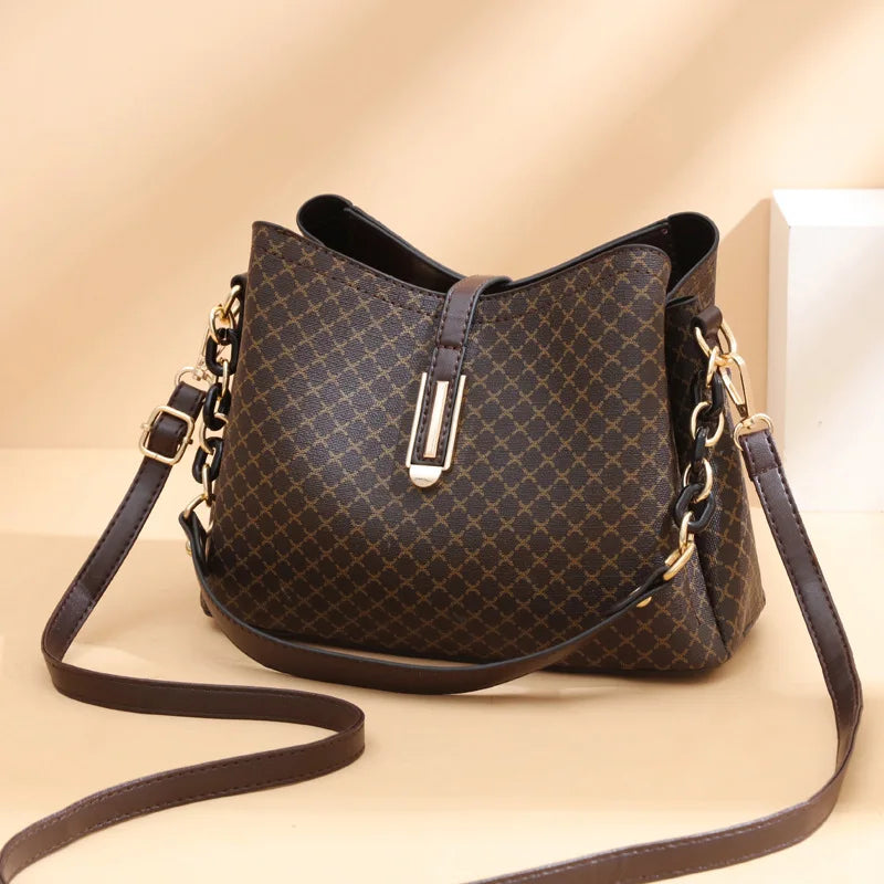 Structured Shoulder Bag with Top Handle – Vegan Leather Crossbody Purse for Women – Everyday Tote with Adjustable Strap for Work & Weekend | Thomler