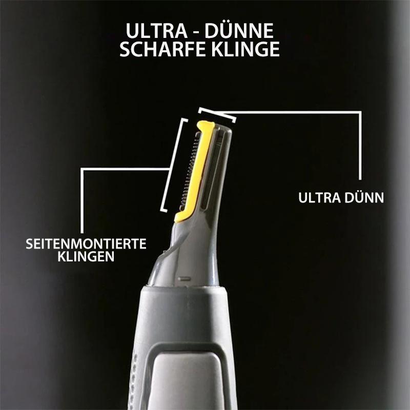 Precision Hair Trimmer with LED Light & Ultra-Thin Titanium Blades for Nose Ear Eyebrow Detailing | Thomler