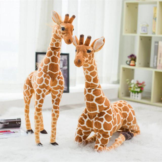 Oversized Plush Giraffe Toy for Kids Bedroom – Soft Cotton Huggable Nursery Companion | Thomler
