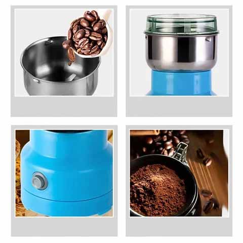 Electric Spice Grinder Stainless Steel 304 300W Kitchen Herbs Coffee Seeds Fine Powder Mill Compact Countertop Grinder | Thomler