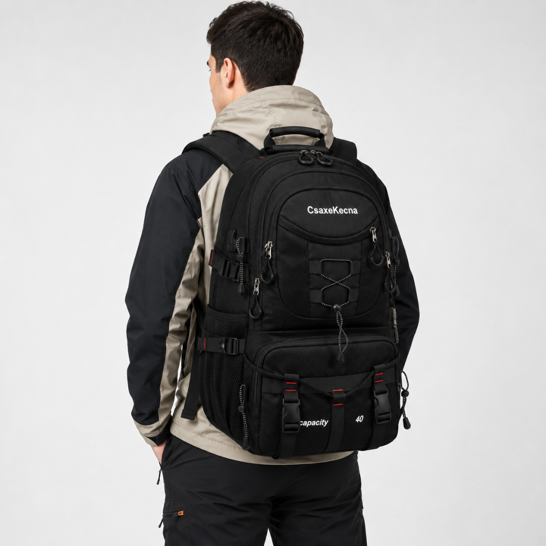 40L Hiking Backpack with USB Charging Port for Multi-Day Treks & Camping Trips – Water-Resistant Outdoor Daypack with Laptop Sleeve | Thomler