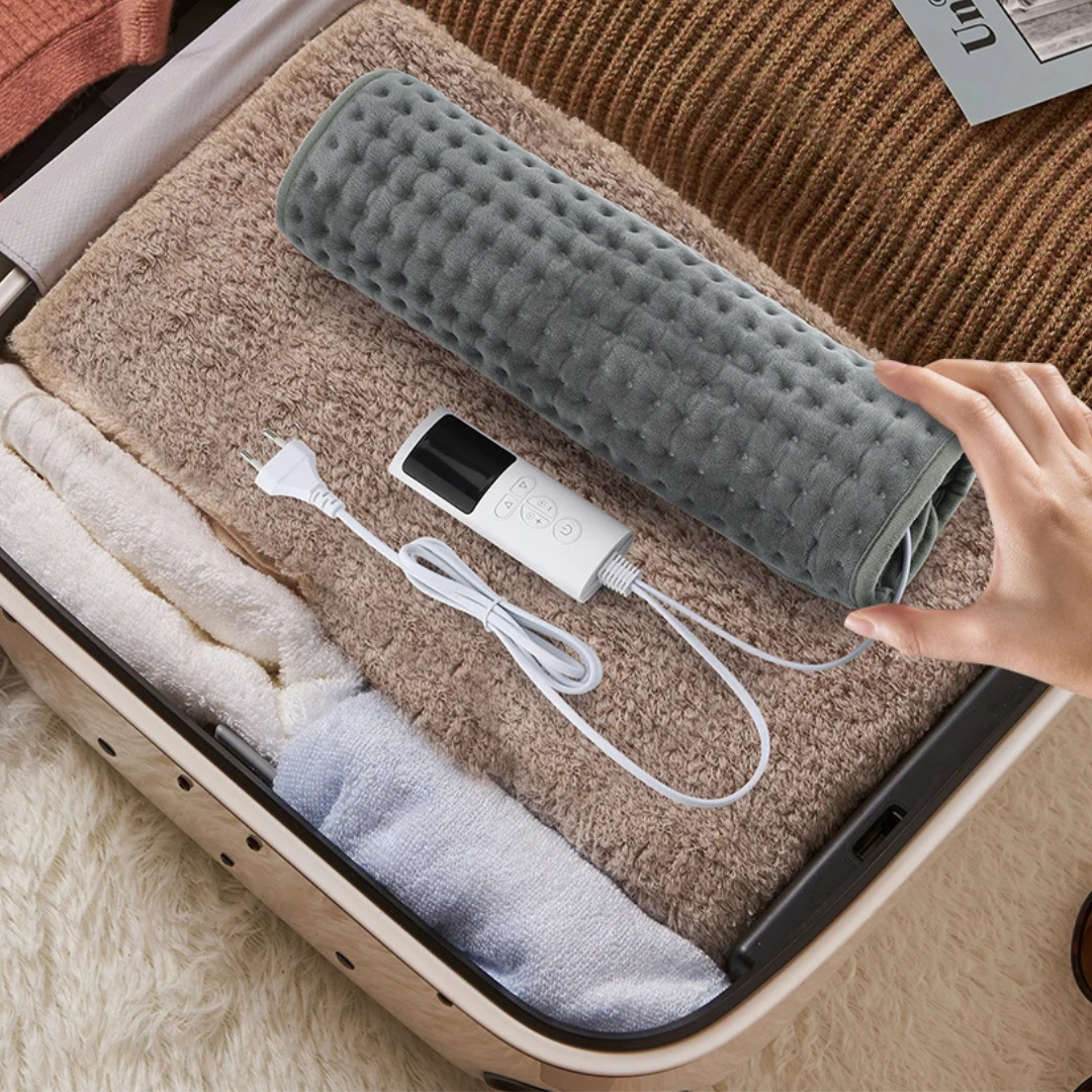 Heated Foot Warmer Pad with 9 Heat Settings & Auto Timer – Soft Microplush Electric Heating Mat for Home Office Winter | Thomler