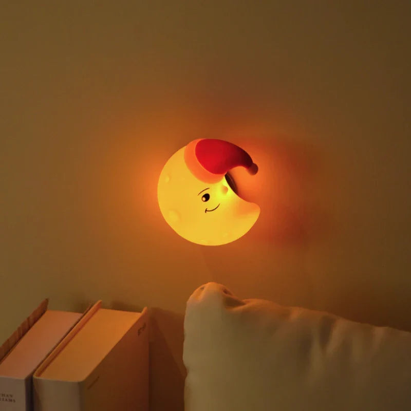 Kids Night Light LED Lamp Star Moon Cloud Rechargeable USB Cordless Bedside Nightlight Nursery Baby Toddler Room Decor 3 Brightness Levels | Thomler