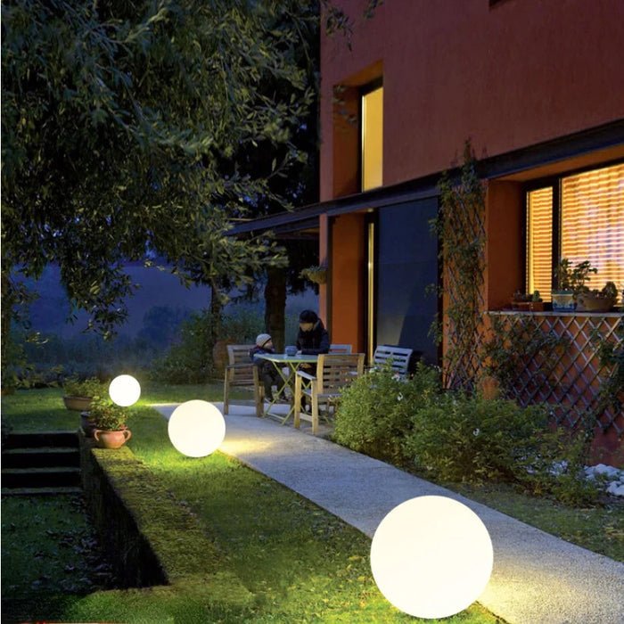 Rechargeable LED Globe Light with Remote - 16 Colors Weather-Resistant Sphere for Patio, Garden, Party & Indoor Decor - Cordless Orb Lamp | Thomler